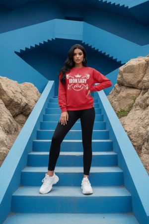 Sweatshirt "Fitness Dept." - Red