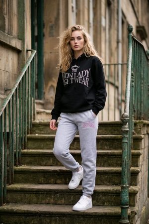 Hoodie “LOGO” – Legacy Collection – Black/Silver