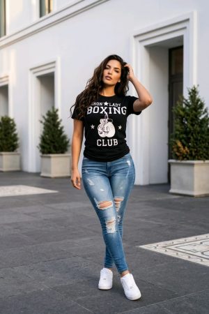 "BOXING CLUB" T-Shirt - Black